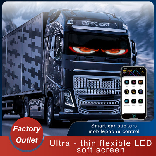 Pantalla LED Ojo de Demonio RGB 512 LEDs | APP + Mando | USB 5V