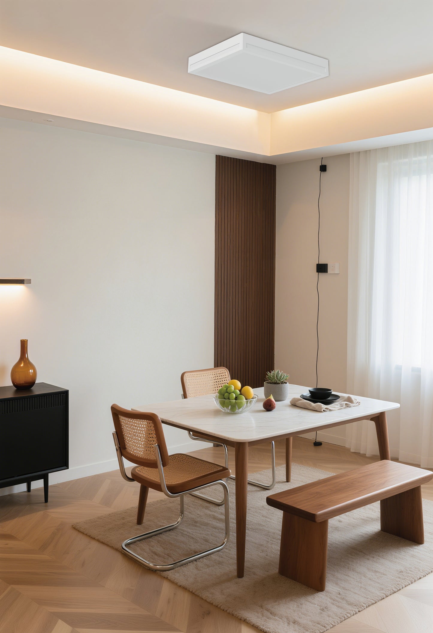 Panel LED Cuadrado 60W | 380×380mm | CCT 3000K/4000K/5700K | OSRAM | IP44