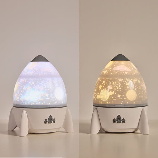 Lámpara Proyector Cohete – Luz Nocturna LED Recargable USB