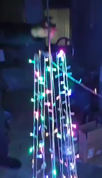 Árbol de Navidad LED multicolor inteligente – Luz decorativa interior y exterior