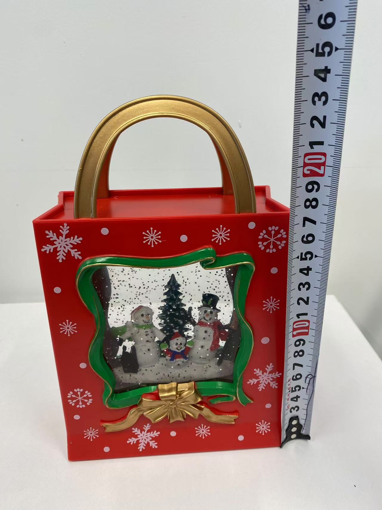 Bola de Nieve Musical Santa Claus | Lámpara LED Navidad 23,5×14 cm | Decoración Festiva