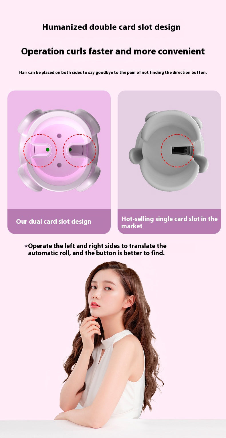 Rizador automático de cabello 32mm – Ondas grandes, protección antiquemaduras, rápido calentamiento