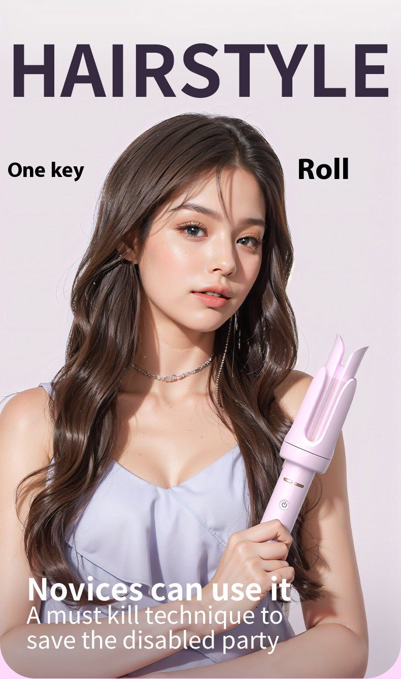 Rizador automático de cabello 32mm – Ondas grandes, protección antiquemaduras, rápido calentamiento