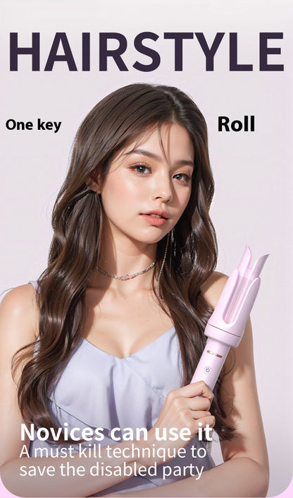 Rizador automático de cabello 32mm – Ondas grandes, protección antiquemaduras, rápido calentamiento