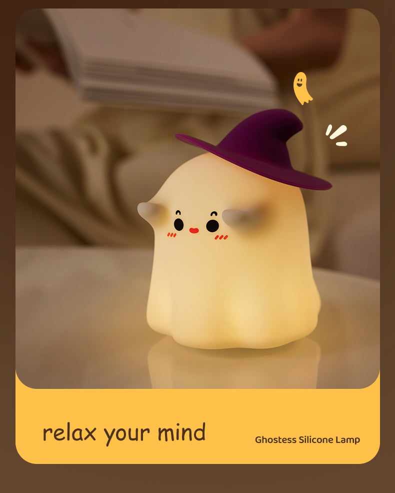 Lámpara de Noche Mago – LED Recargable 5V, 2W, Silicona y ABS