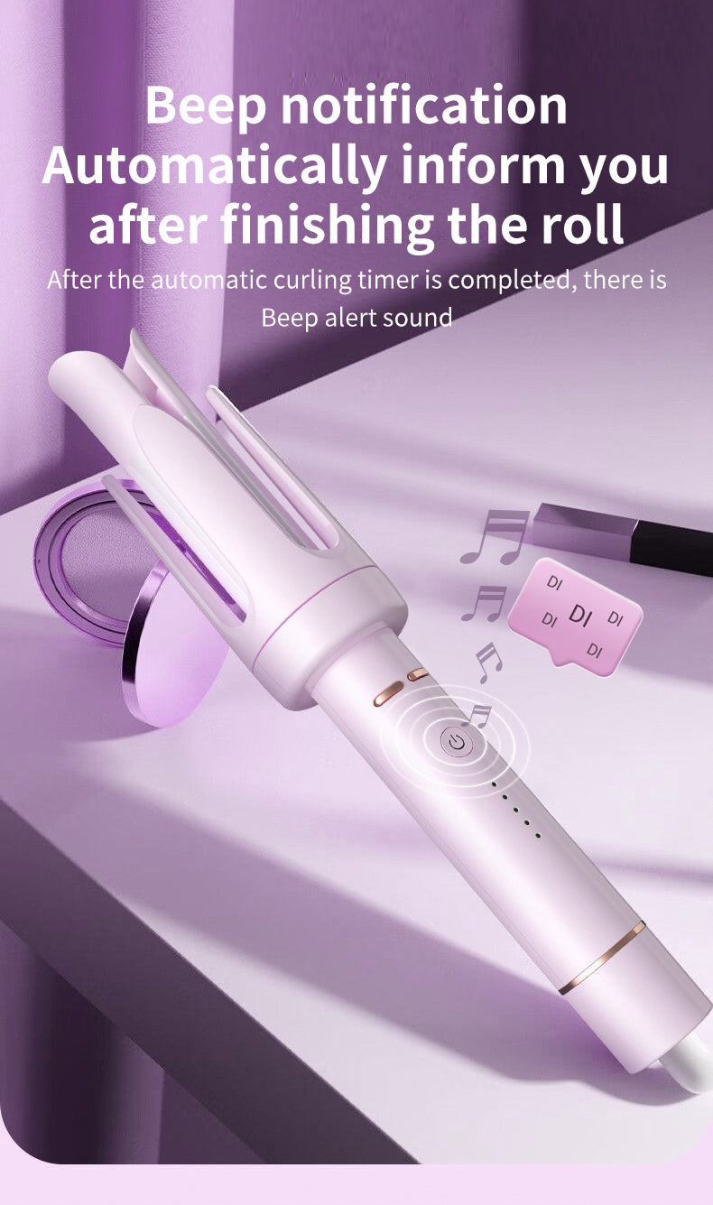 Rizador automático de cabello 32mm – Ondas grandes, protección antiquemaduras, rápido calentamiento