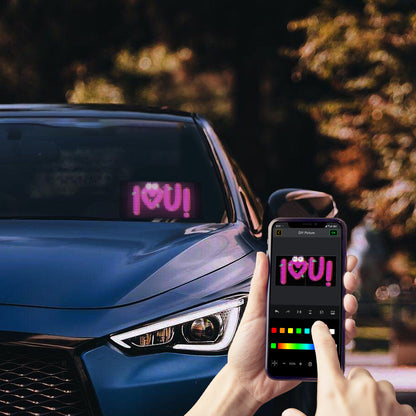 Pantalla LED Flexible 24×48 RGB 1152 LEDs | APP + Bluetooth | IP65