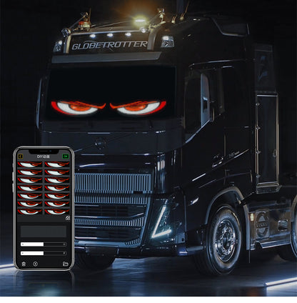 Pantalla LED Ojo de Demonio 1024 LEDs RGB | APP + Mando | USB 5V