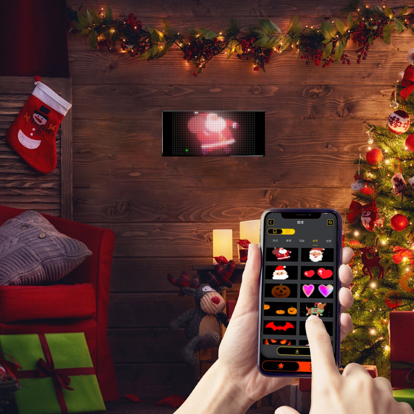 Pantalla LED Flexible 24×48 RGB 1152 LEDs | APP + Bluetooth | IP65