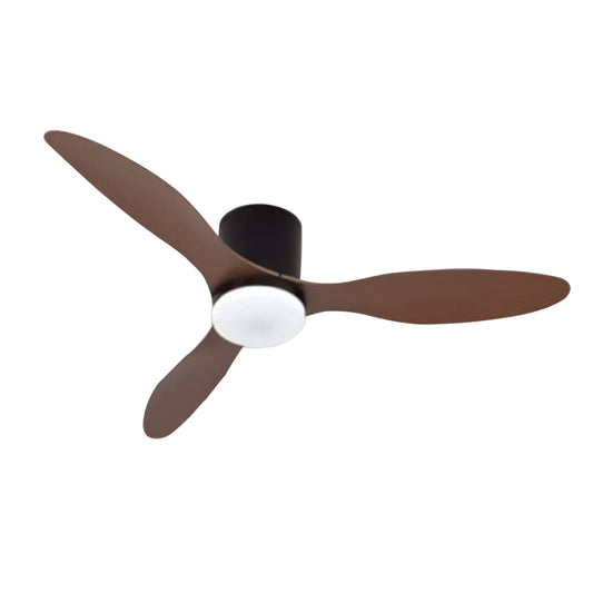 Ventilador de Techo LED Hola LED 42" – Luz Regulable 3000K-6000K, 85-265V, Blanco / Madera Claro / Negro / Nogal Negro