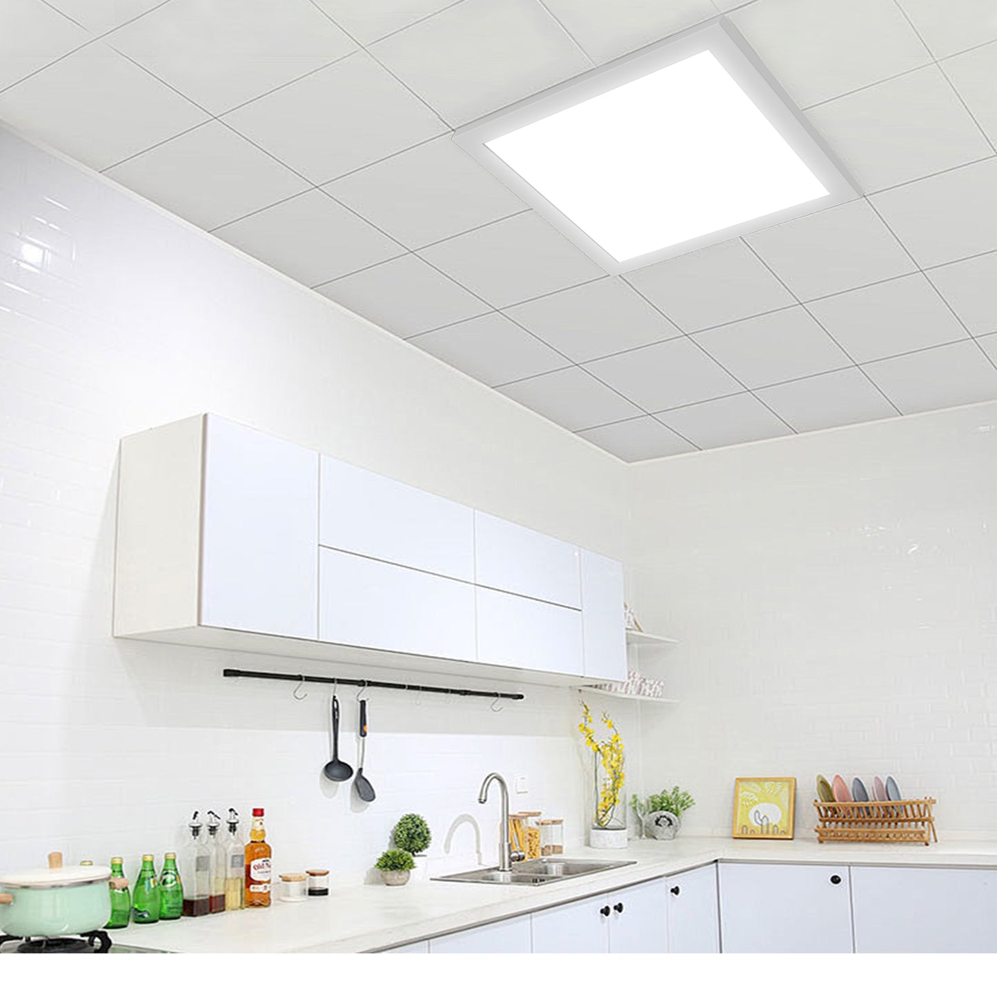 Panel LED Regulable Cocina 50W/65W/70W | 450×450mm | 3 CCT 3000K/4000K/5700K | OSRAM