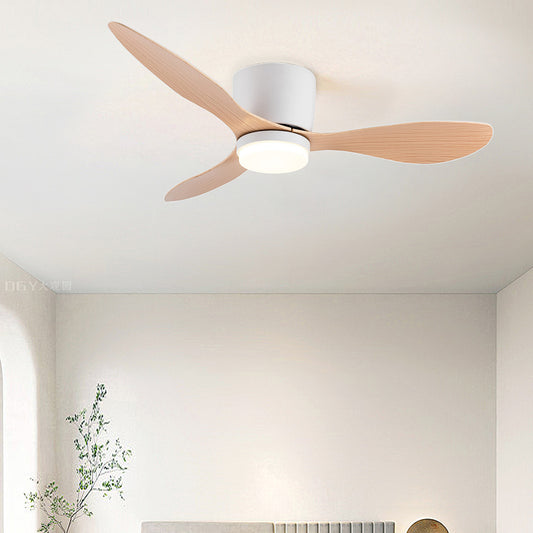 Ventilador de Techo LED Hola LED 42" – Luz Regulable 3000K-6000K, 85-265V, Blanco / Madera Claro / Negro / Nogal Negro