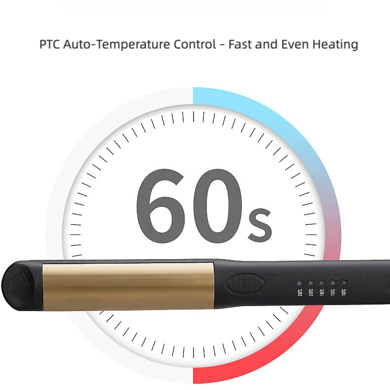Plancha de Pelo 2 en 1 – Alisador y Rizador Eléctrico con Iones Negativos y Control de Temperatura