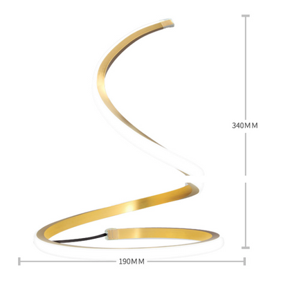 Lámpara de Mesa S-Lux – Luz Ambiental Regulable, Set Dorado y Plateado para Dormitorio y Bar