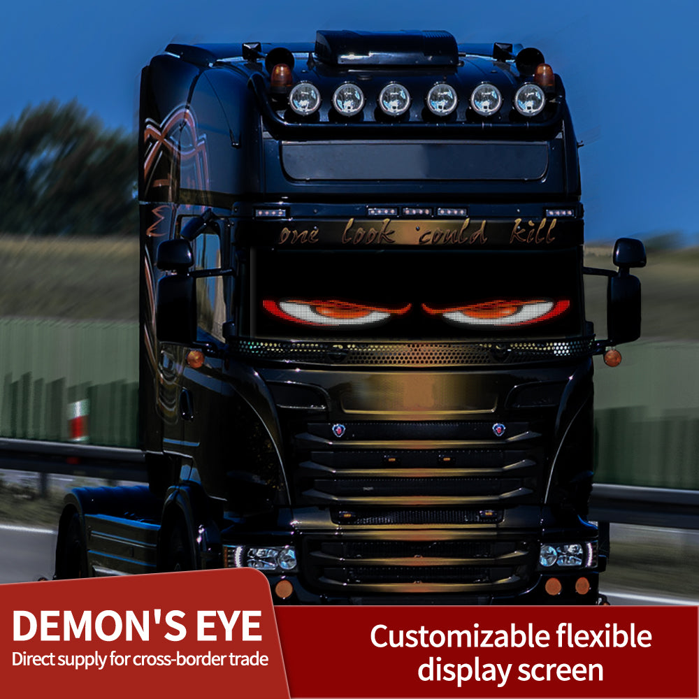 Pantalla LED Ojo de Demonio 1024 LEDs RGB | APP + Mando | USB 5V