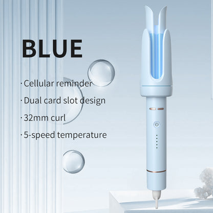 Rizador automático de cabello 32mm – Ondas grandes, protección antiquemaduras, rápido calentamiento