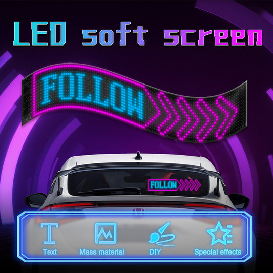 Pantalla LED Flexible 16×96 RGB 1536 LEDs | APP + Bluetooth | IP65