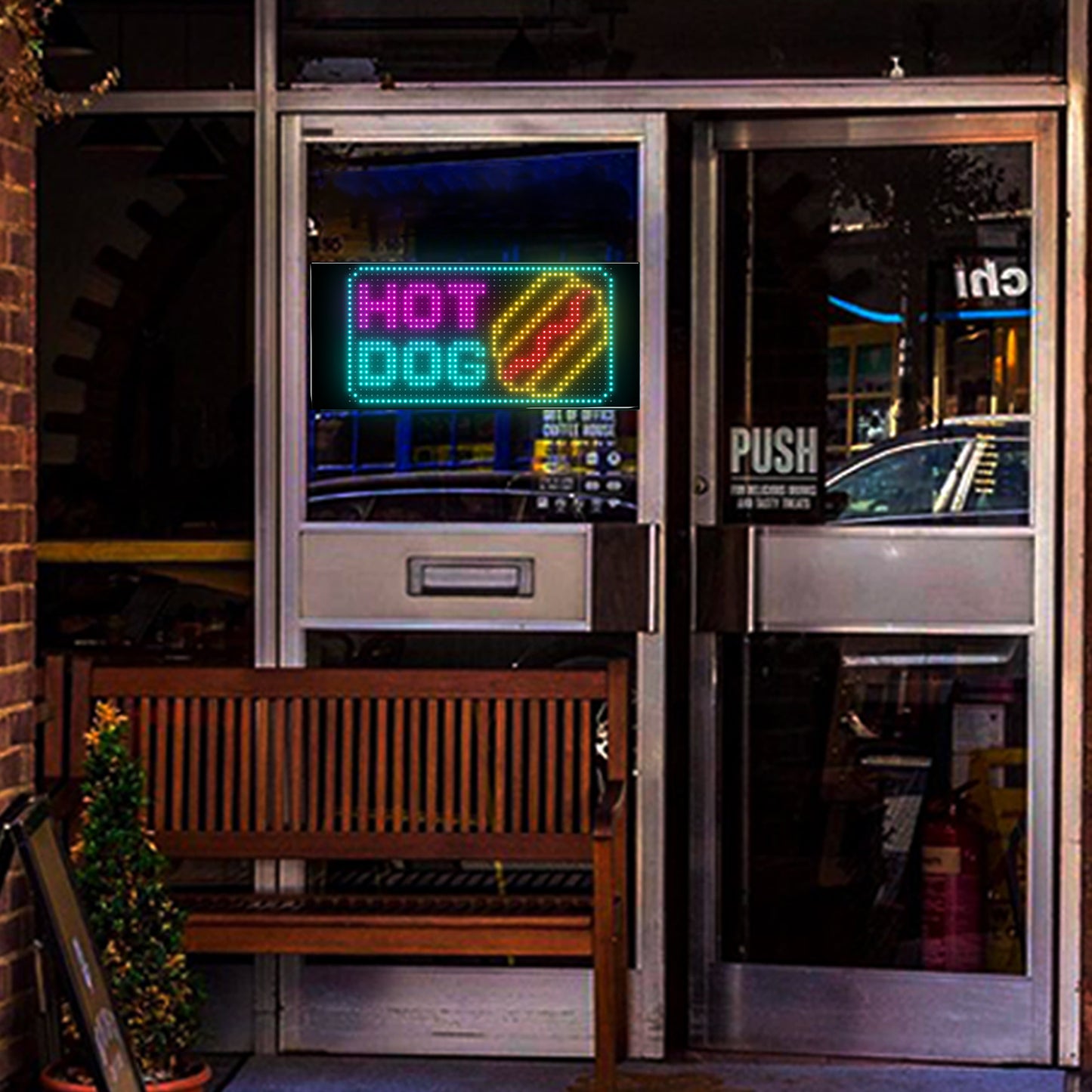 Pantalla LED Flexible 24×48 RGB 1152 LEDs | APP + Bluetooth | IP65