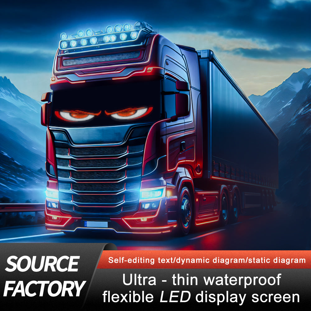 Pantalla LED Ojo de Demonio 1024 LEDs RGB | APP + Mando | USB 5V