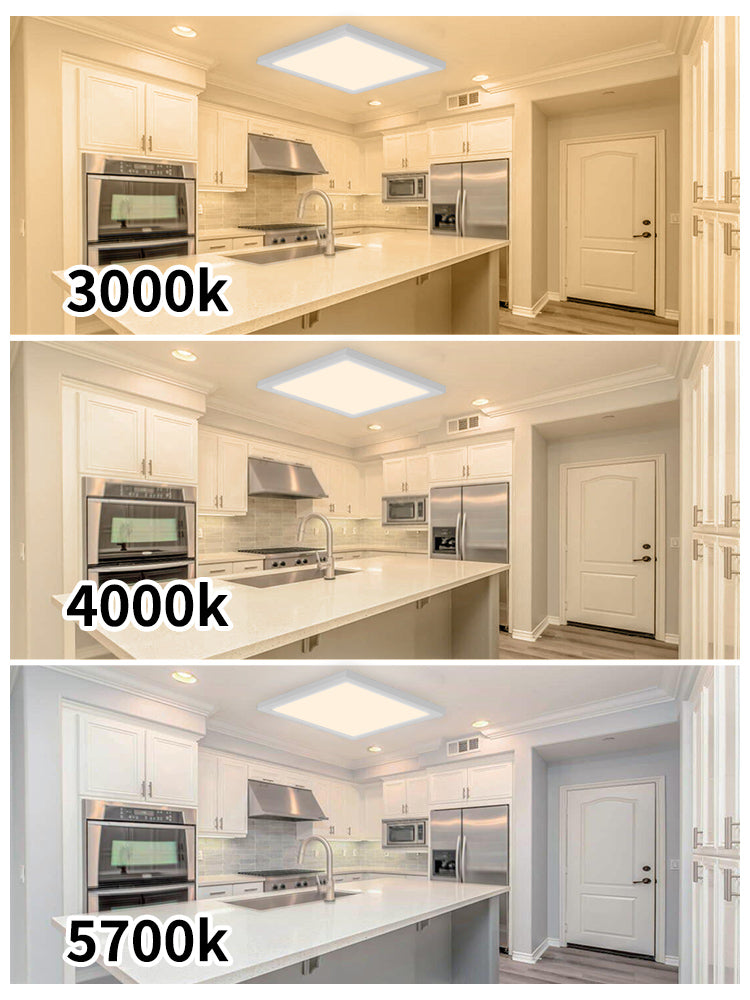 Panel LED Regulable Cocina 50W/65W/70W | 450×450mm | 3 CCT 3000K/4000K/5700K | OSRAM