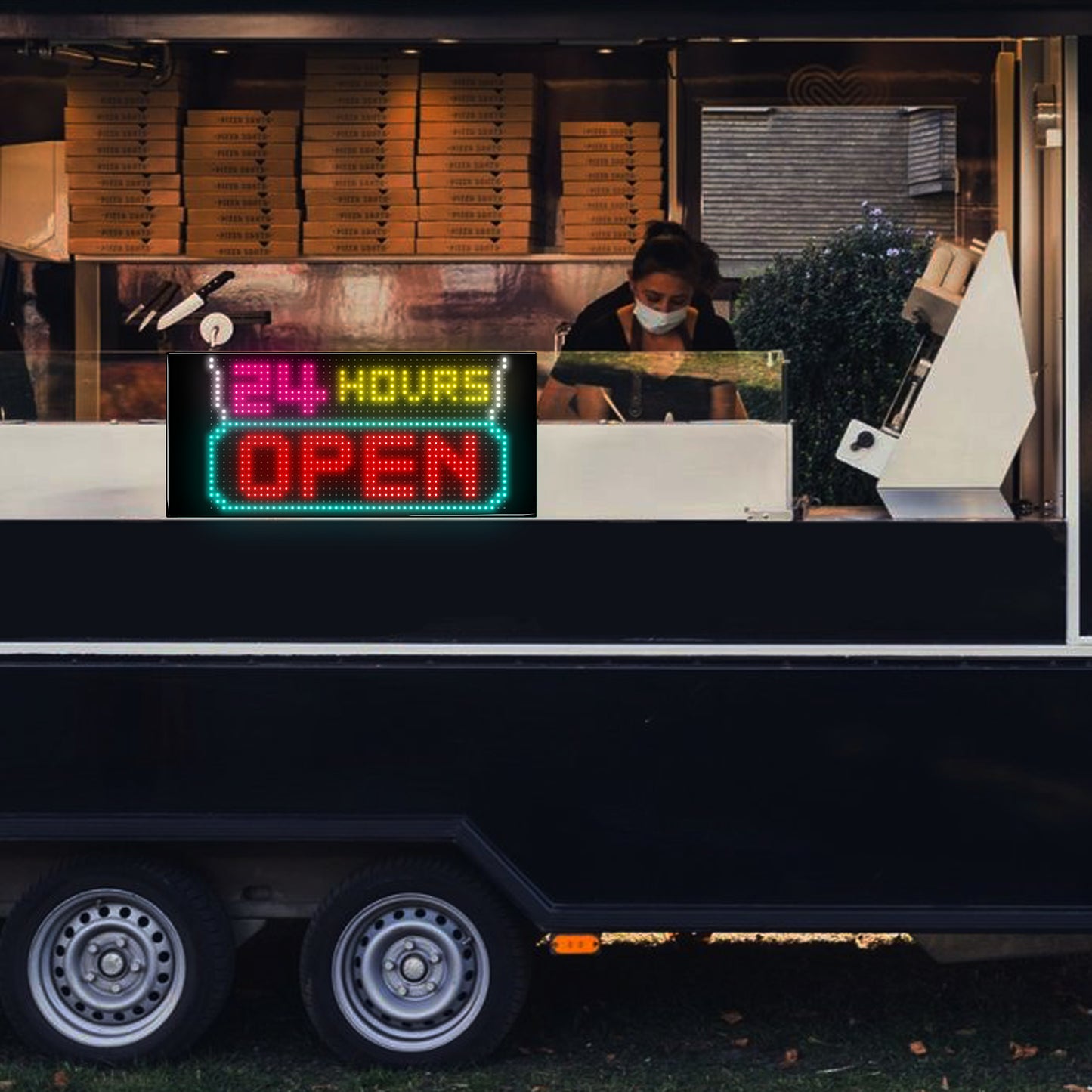 Pantalla LED Flexible 24×48 RGB 1152 LEDs | APP + Bluetooth | IP65