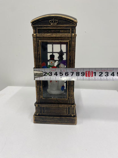 Bola de Cristal Musical Navidad | Lámpara Decorativa 20,5×17 cm | Snowflake Music Box