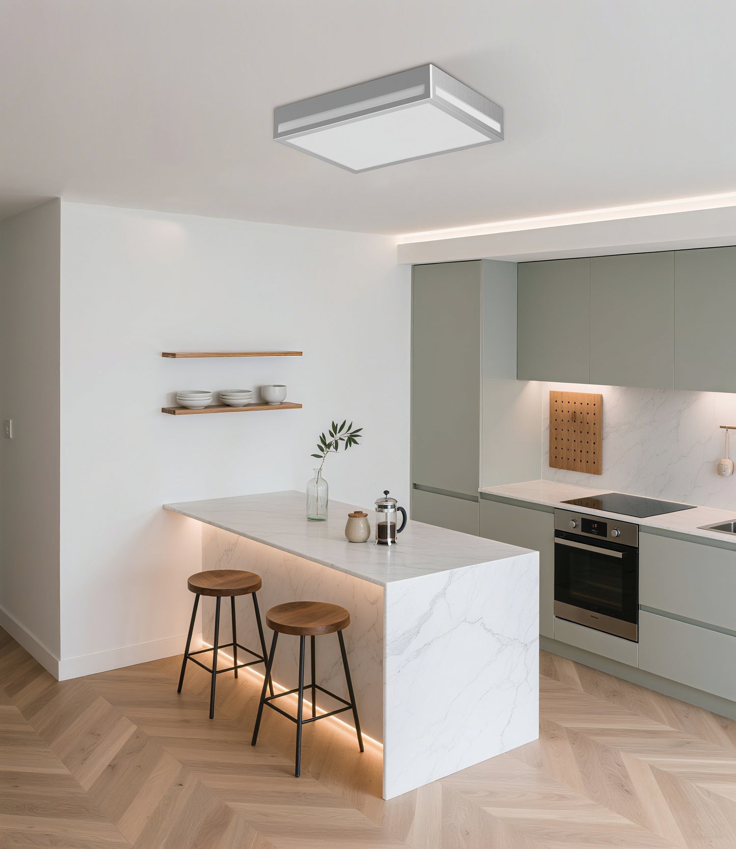 Panel LED Rectangular 40W 380×200mm | 3000K/4000K/5700K | OSRAM | IP44