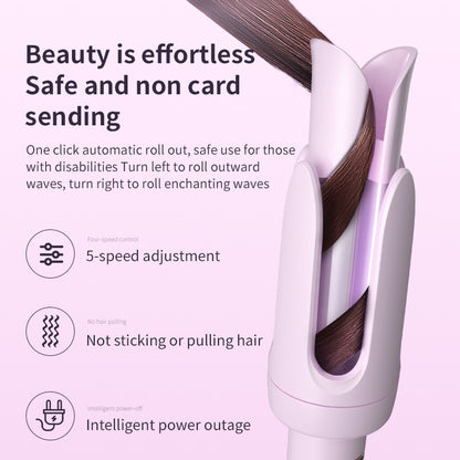 Rizador automático de cabello 32mm – Ondas grandes, protección antiquemaduras, rápido calentamiento