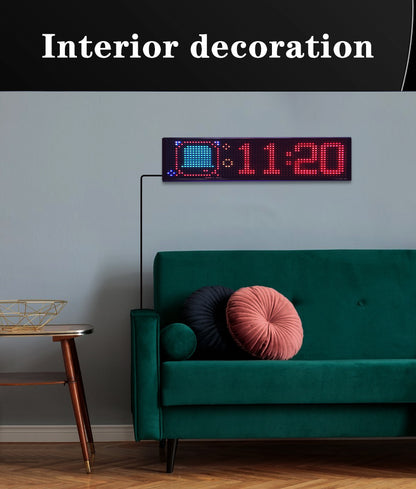 Pantalla LED Flexible 20×64 RGB2121 1280 LEDs | APP + Bluetooth | IP65