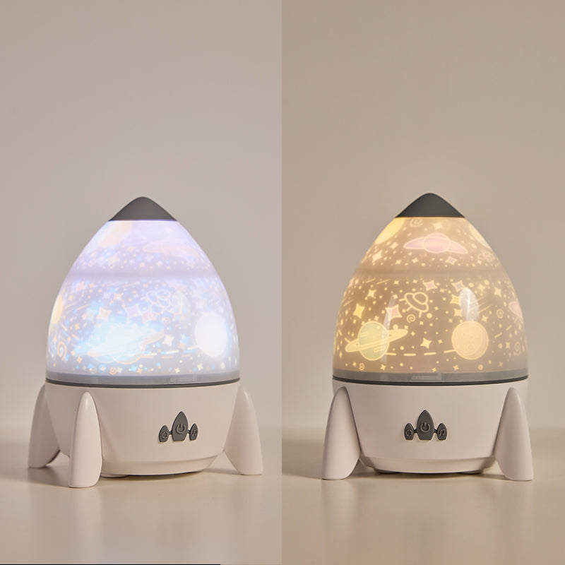 Lámpara Proyector Cohete – Luz Nocturna LED Recargable USB