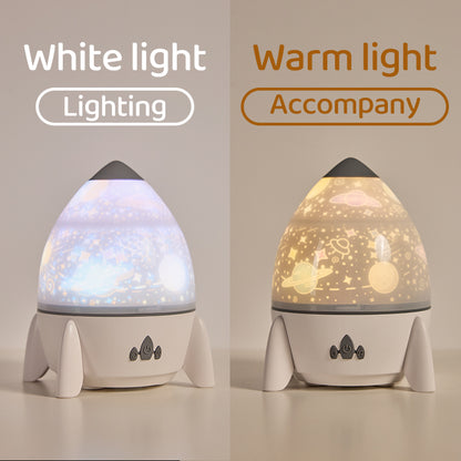 Lámpara Proyector Cohete – Luz Nocturna LED Recargable USB