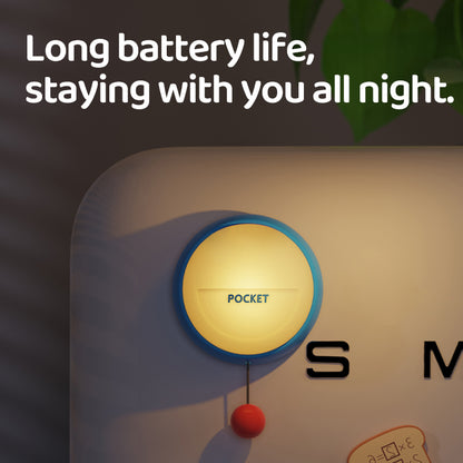 Lámpara de Noche Campana Pequeña – LED Recargable 5V, 1W, Silicona y ABS, Montaje en Pared