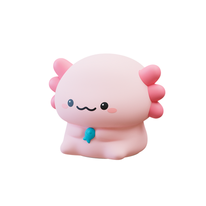 Colección "Amigos Kawaii": Lámpara de Noche LED de Silicona Suave - Luz Quitamiedos Recargable para Niños y Bebés