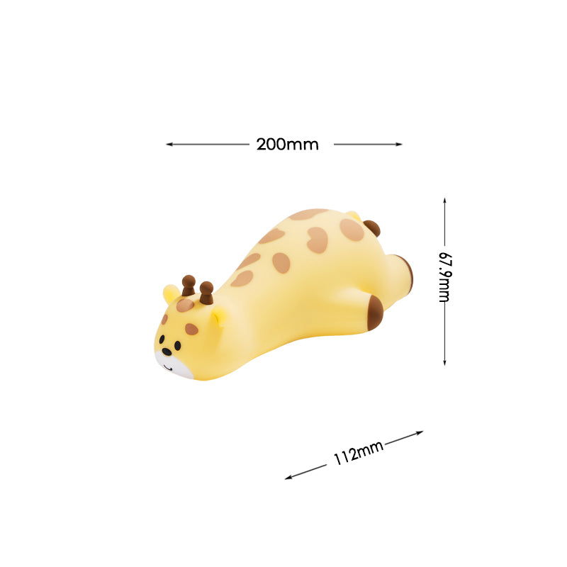 Lámpara de Noche Jirafa Amarilla – LED Recargable, Dulce y Perfecta para Niños