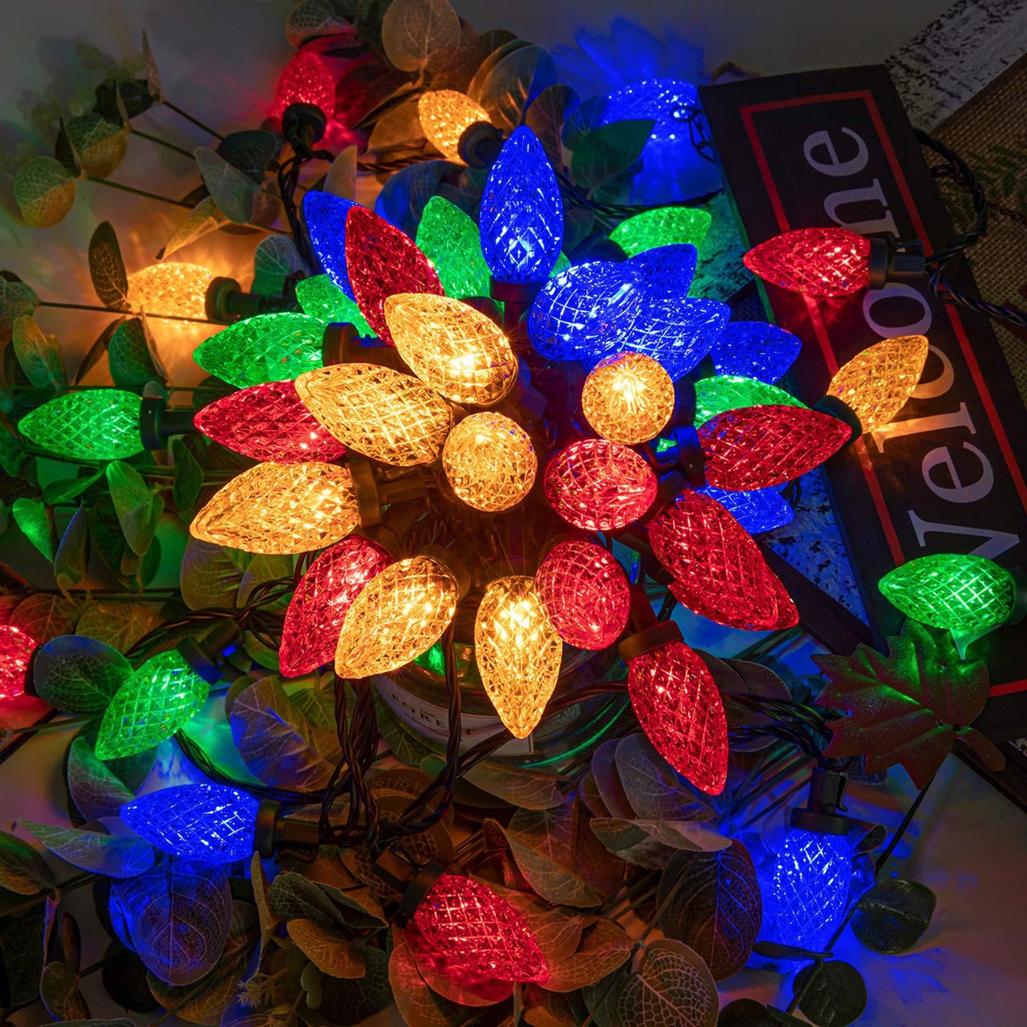 Guirnalda LED de Fresas – Luz Exterior Impermeable para Jardín, Camping y Fiesta, 20M (wholesale)