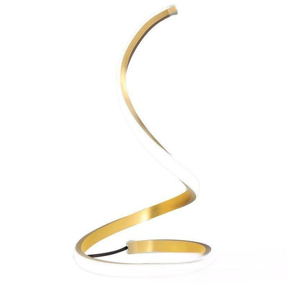 Lámpara de Mesa S-Lux – Luz Ambiental Regulable, Set Dorado y Plateado para Dormitorio y Bar