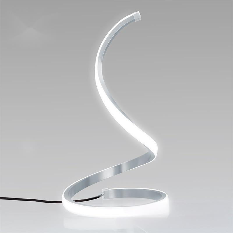 Lámpara de Mesa S-Lux – Luz Ambiental Regulable, Set Dorado y Plateado para Dormitorio y Bar