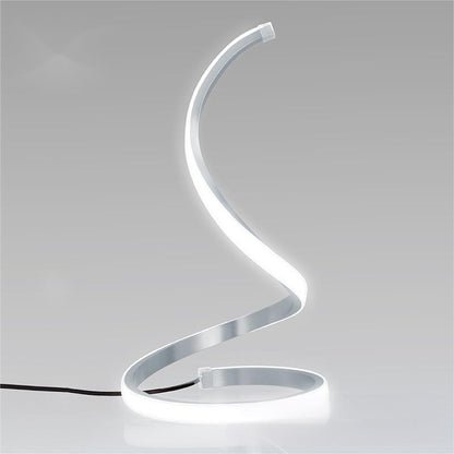 Lámpara de Mesa S-Lux – Luz Ambiental Regulable, Set Dorado y Plateado para Dormitorio y Bar