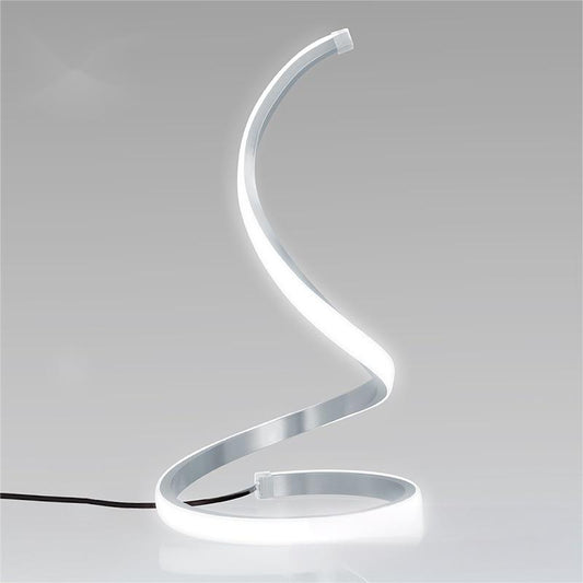 Lámpara de Mesa S-Lux – Luz Ambiental Regulable, Set Dorado y Plateado para Dormitorio y Bar