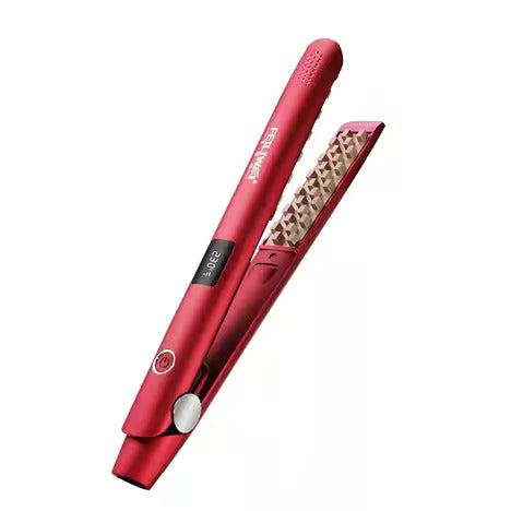 Alisador de Pelo Iónico – Cepillo/Plancha de Raíz Voluminizadora, Anti-Quemaduras, Seco y Húmedo