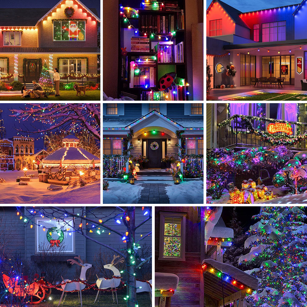 Guirnalda LED de Fresas – Luz Exterior Impermeable para Jardín, Camping y Fiesta, 20M (wholesale)