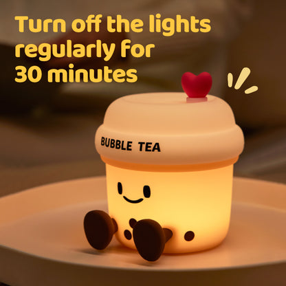 Lámpara de noche en forma de unicornio luz cálida para bebés