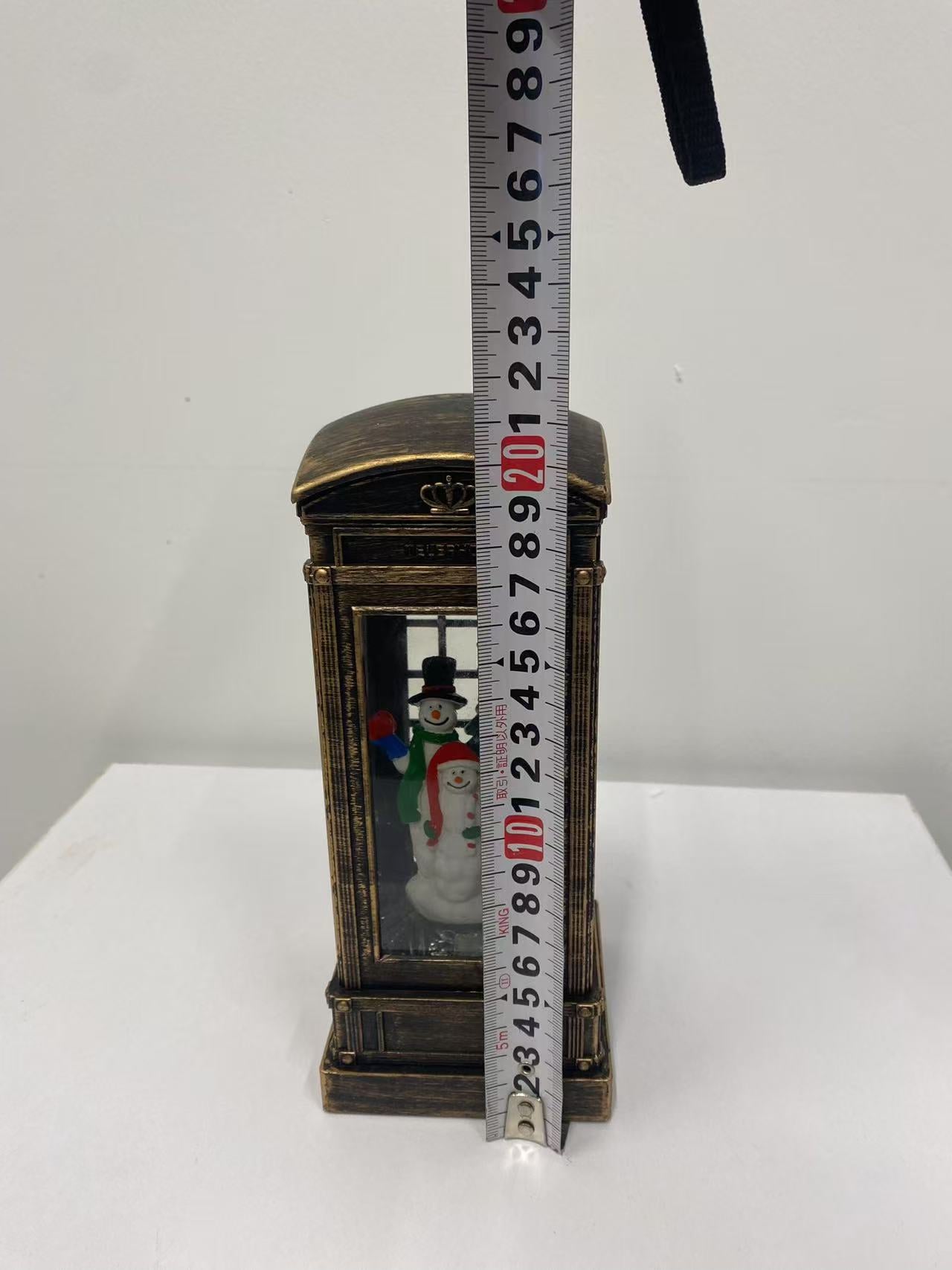 Bola de Cristal Musical Navidad | Lámpara Decorativa 20,5×17 cm | Snowflake Music Box