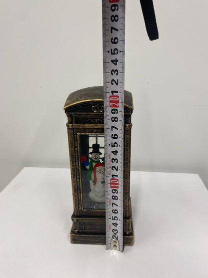 Bola de Cristal Musical Navidad | Lámpara Decorativa 20,5×17 cm | Snowflake Music Box