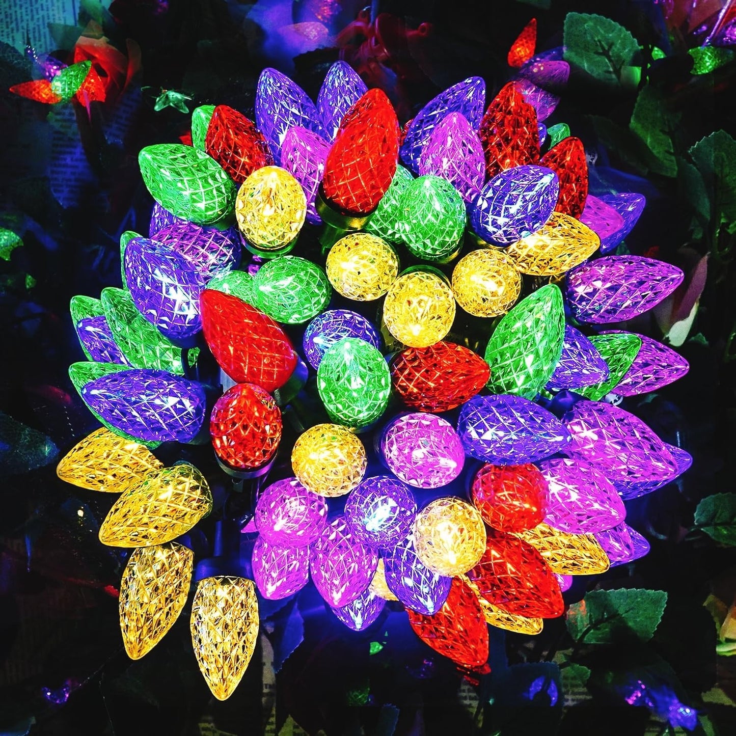 Guirnalda LED de Fresas – Luz Exterior Impermeable para Jardín, Camping y Fiesta, 20M (wholesale)