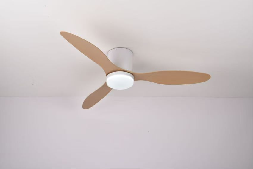 Ventilador de Techo LED Hola LED 42" – Luz Regulable 3000K-6000K, 85-265V, Blanco / Madera Claro / Negro / Nogal Negro