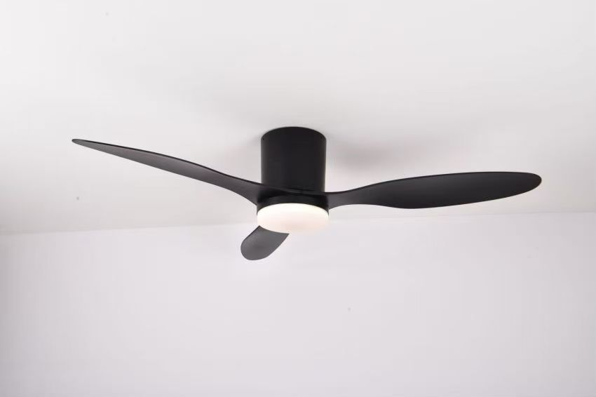 Ventilador de Techo LED Hola LED 42" – Luz Regulable 3000K-6000K, 85-265V, Blanco / Madera Claro / Negro / Nogal Negro