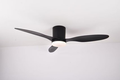 Ventilador de Techo LED Hola LED 42" – Luz Regulable 3000K-6000K, 85-265V, Blanco / Madera Claro / Negro / Nogal Negro