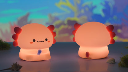 Lámpara de Noche Dinosaurio Hexagonal Sentado – LED Recargable 5V, 2W, Silicona y ABS