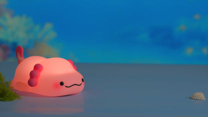 Lámpara de Noche Dinosaurio Hexagonal Acostado – LED Recargable 5V, 2W, Silicona y ABS